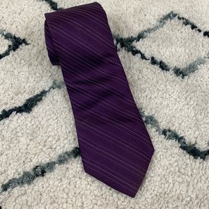✨5 FOR $25✨   Perry Ellis Portifino Purple Striped Men's Tie